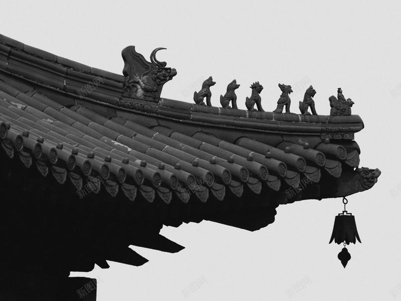 中国风灰色房屋装饰png免抠素材_新图网 https://ixintu.com 国风 房屋 灰色 装饰