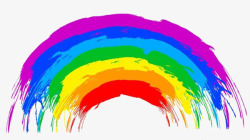 拱形彩虹油漆彩虹高清图片