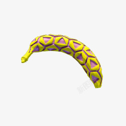 黄色香蕉主题概念三维素材