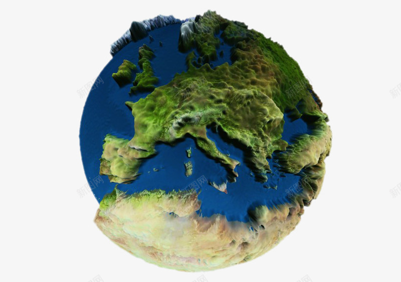 三维地球png免抠素材_新图网 https://ixintu.com 创意地球 地球 地球元素 地球图片 地球素材