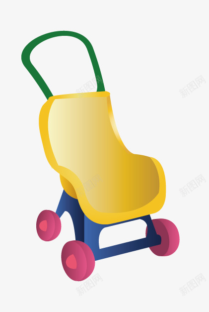 孩子玩具png免抠素材_新图网 https://ixintu.com 婴儿外出椅子 婴儿座椅 椅子