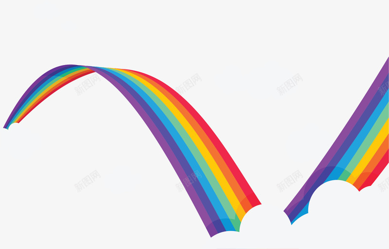 彩虹桥弯道云端彩虹矢量图ai免抠素材_新图网 https://ixintu.com 云端彩虹 弯道彩虹 彩虹 矢量png 美丽彩虹 雨后彩虹 矢量图