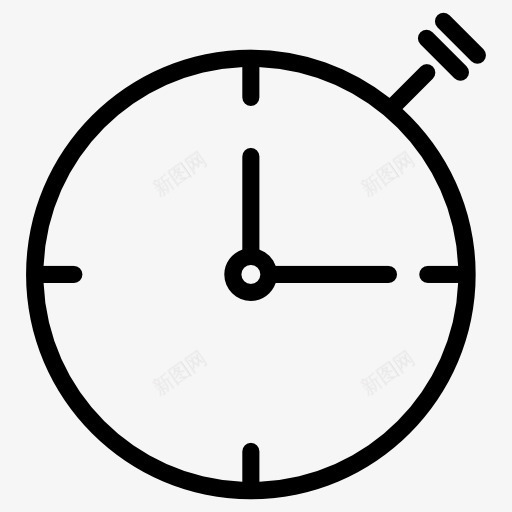 钟停了图标png_新图网 https://ixintu.com 手表 时钟 时间 比赛计时器 计时器