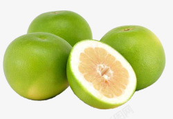 绿色柚子皮超市水果柚子高清图片