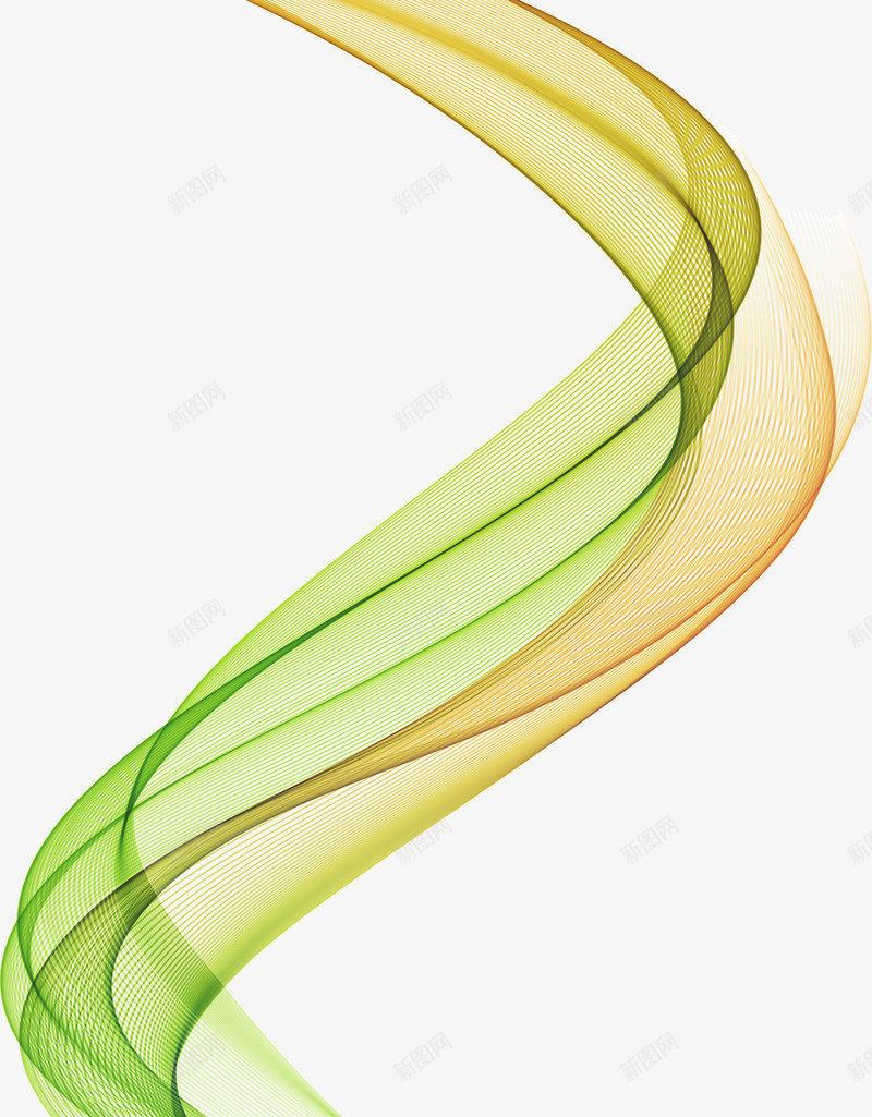 科技清新弧线png免抠素材_新图网 https://ixintu.com 弧线 弯曲 曲线 清新 科技 科技弧线 线条 绿色