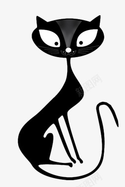 卡通猫咪图标图标