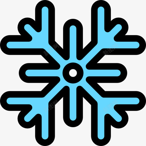 Snowflake图标png_新图网 https://ixintu.com 冬天 天气 寒冷 自然 雪 雪花