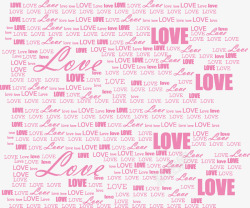 love字情人节love字底纹元素高清图片