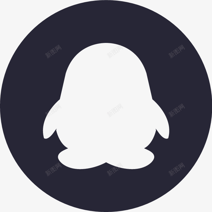 圆形qq图标png_新图网 https://ixintu.com 圆形qq
