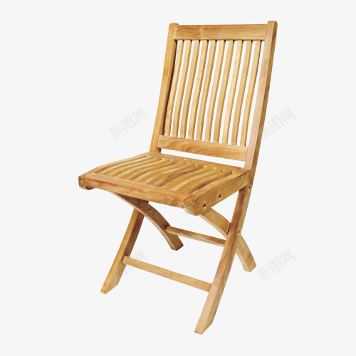 折叠椅子png免抠素材_新图网 https://ixintu.com 家具素材 折叠椅子 木椅子 椅子