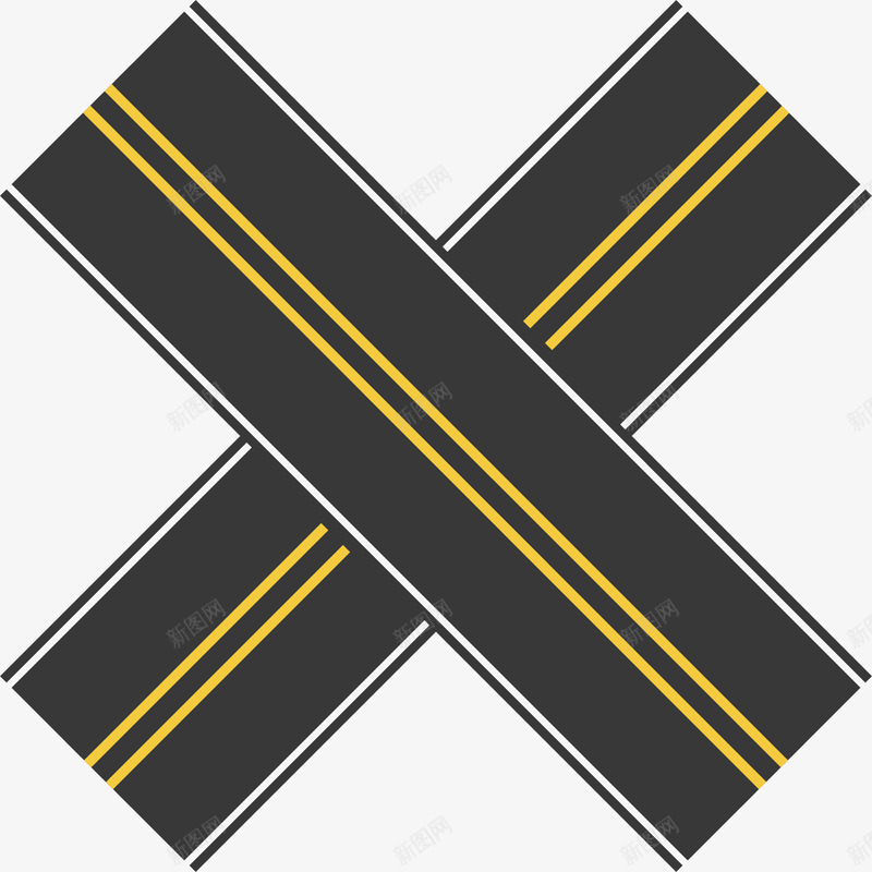 卡通沥青马路png免抠素材_新图网 https://ixintu.com 卡通公路 卡通马路 沥青路 沥青马路 油漆路 高速路