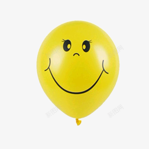 黄色笑脸气球装饰元素png免抠素材_新图网 https://ixintu.com 元素 气球 笑脸 装饰 黄色