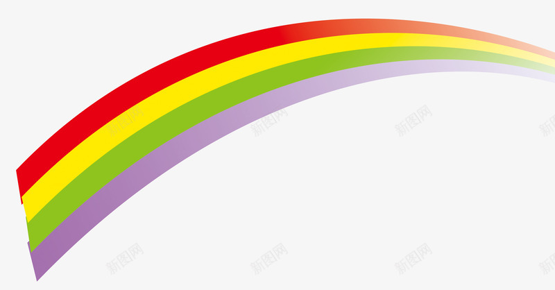 7色彩虹png免抠素材_新图网 https://ixintu.com 彩色 彩虹 彩虹路 箭头