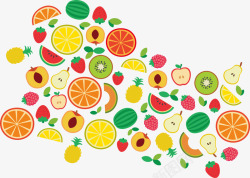 脐橙插画水果矢量图高清图片