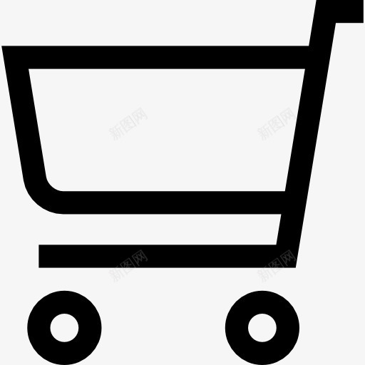 购物车图标png_新图网 https://ixintu.com 商务车 网上商店 购物商店 超市购物车