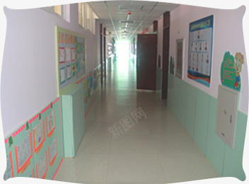 幼儿园学校走廊png免抠素材_新图网 https://ixintu.com 学校 幼儿园 走廊