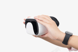 手拿VR眼镜素材