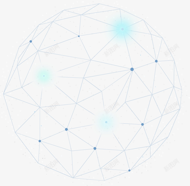 科技折线png免抠素材_新图网 https://ixintu.com PPT 折线 科技