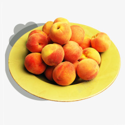 家庭常备水果盘装新鲜套桃子高清图片