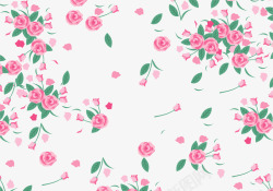婚礼复古粉色玫瑰花背景高清图片