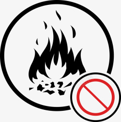 禁止点火禁止点火标签图标高清图片