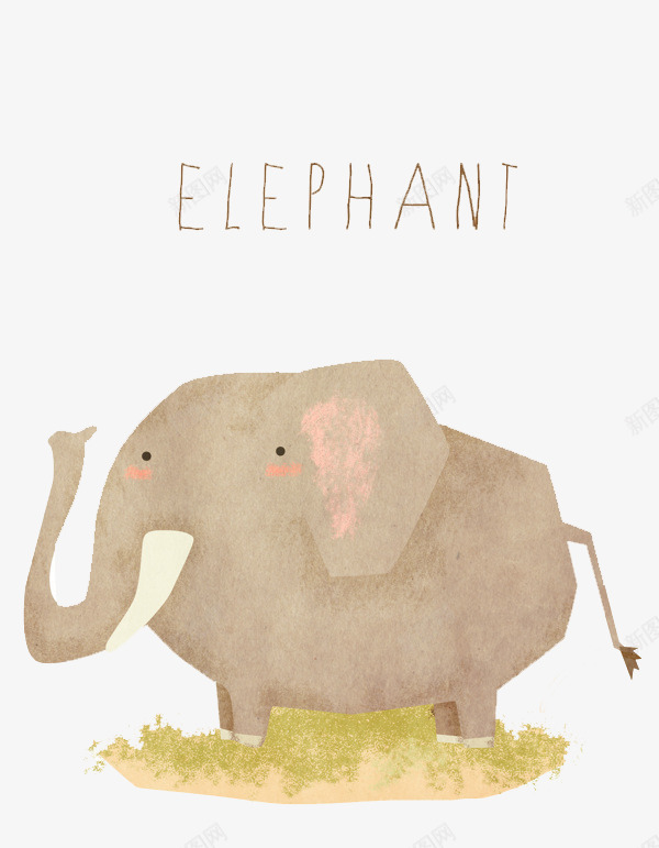 大象png免抠素材_新图网 https://ixintu.com 儿童 儿童插画 卡通 卡通人物 卡通动物 大象 大象logo 插画 故事 梦幻 童话 童话森林