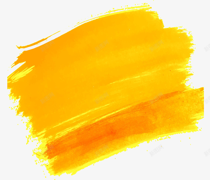金黄色水彩涂鸦png免抠素材_新图网 https://ixintu.com 新年标题框 水彩涂鸦 矢量素材 粉刷效果 金黄色 黄色广告牌