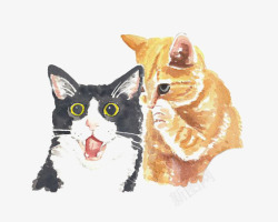 猫咪油画猫咪高清图片