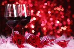 红酒晚宴海报红酒玫瑰海报背景七夕情人节高清图片