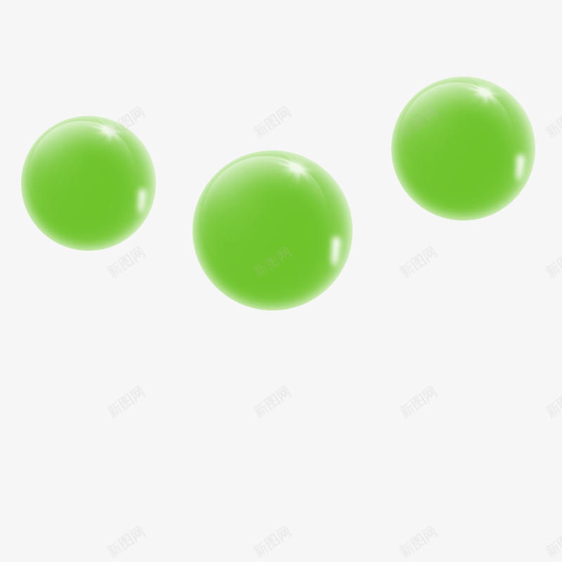 带颜色气泡psd免抠素材_新图网 https://ixintu.com 带颜色气泡 气泡 漂浮图案 绿色