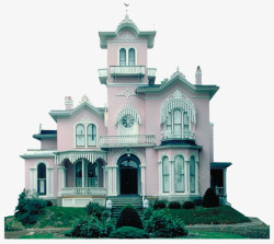 粉色小城堡素材