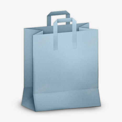 纸袋蓝色的paperbagicons图标png_新图网 https://ixintu.com bag blue paper 纸 蓝色的 袋