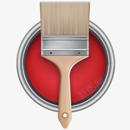 油漆刷可以绘画png免抠素材_新图网 https://ixintu.com Brush Paint can 刷 可以 油漆