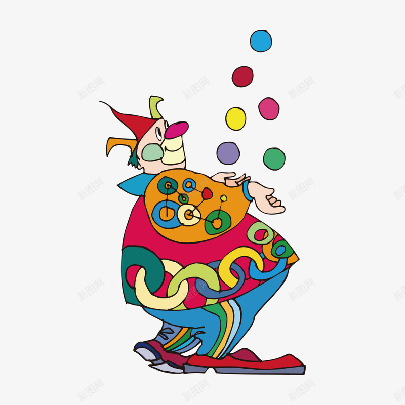 小丑杂技png免抠素材_新图网 https://ixintu.com 小丑 小丑培训 小丑招生 小丑表演 杂技 杂技培训 杂耍 演员 魔术