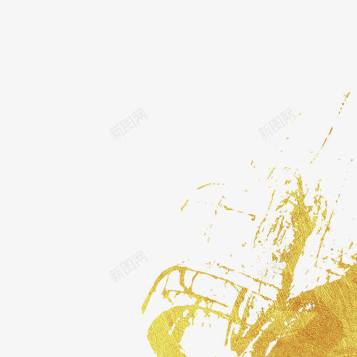 金色油漆png免抠素材_新图网 https://ixintu.com 油漆 背景装饰 金色 铂金