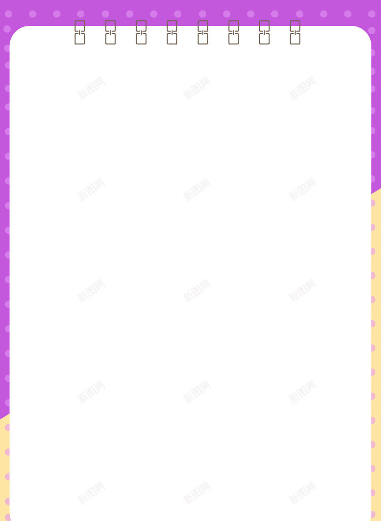 孟菲斯背景紫png免抠素材_新图网 https://ixintu.com 可爱 紫色 背景 黄色