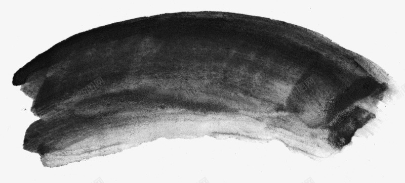 水墨笔触png免抠素材_新图网 https://ixintu.com 水墨画 矢量装饰 笔触 装饰 黑色