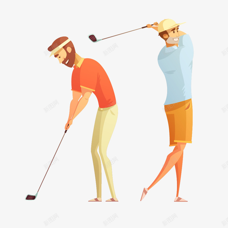 打高尔夫的人png免抠素材_新图网 https://ixintu.com 人物 健身 娱乐 运动 高尔夫