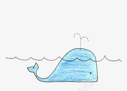 海洋插图鲸鱼高清图片