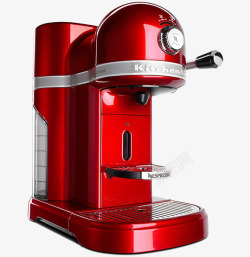 红色高科技咖啡机素材