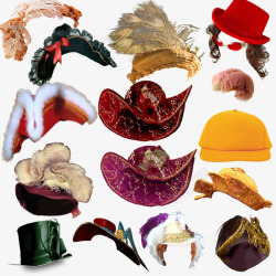 时尚帽子合集素材
