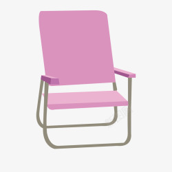 粉色质感卡通椅子素材