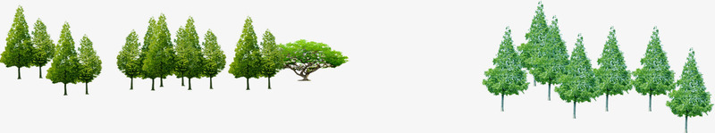 创意手绘绿色的森林造型png免抠素材_新图网 https://ixintu.com 创意 森林 绿色 造型