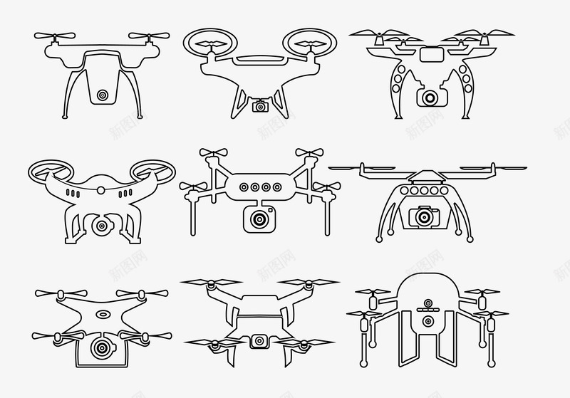 扁平化无人机图标png_新图网 https://ixintu.com 交通工具 卡通图标 扁平化飞机 拍摄 插画 无人机 无人机演出 无人飞机通讯科技 漫画 现代科技 矢量素材 航模 飞机航空 飞机遥控器 飞行设计