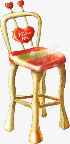 卡通爱心座椅单人椅子png免抠素材_新图网 https://ixintu.com 凳子 单人椅子 卡通手绘 爱心座椅