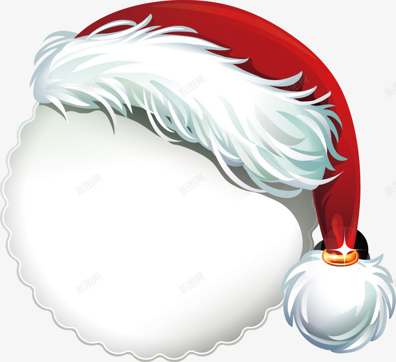 创意红色圣诞帽促销图png免抠素材_新图网 https://ixintu.com 促销 商品 圣诞 新年 标签