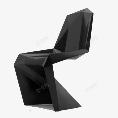黑色方形拼接椅子psd免抠素材_新图网 https://ixintu.com 拼接 方形 椅子 黑色