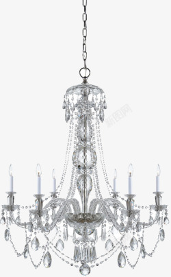 水晶吸顶灯台灯家具模型欧式水晶吊灯高清图片