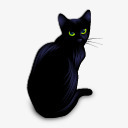 黑色小猫素材