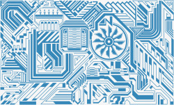 回路蓝色科技底纹高清图片